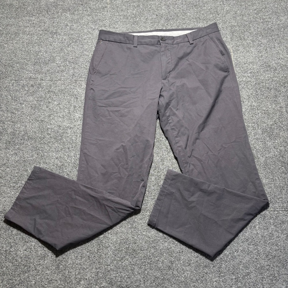 Vineyard Vines On-The-Go OTG Chino Pants Mens 35x30 Gray Performance Stretch